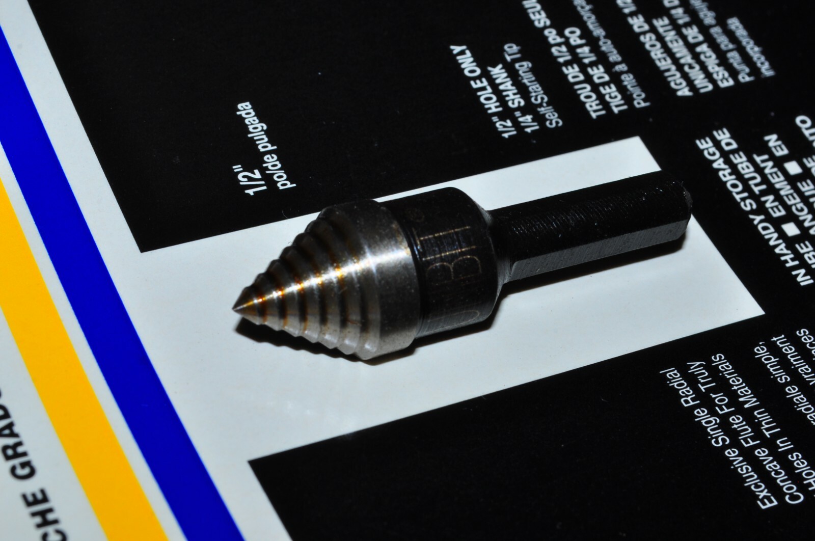 UNIBIT STEP DRILL #10 HIGH SPEED STEEL 1/2" SELF STARTING DRILL 10310  USA