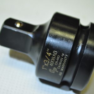1" FEMALEX 3/4" MALE IMPACT REDUCER ADAPTER W/ FRICTION LOCK GREY PNEU  4008AB