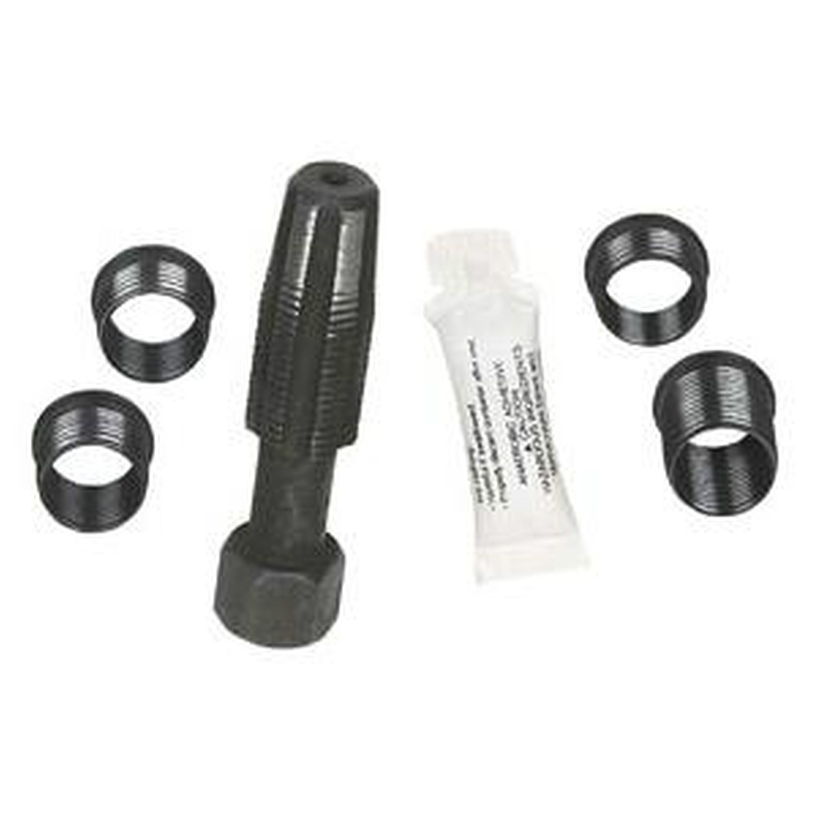 14 MM SPARK PLUG CYLINDER HEAD RETHREAD REPAIR KIT W/4 INSERTS & THREAD COMPOUND
