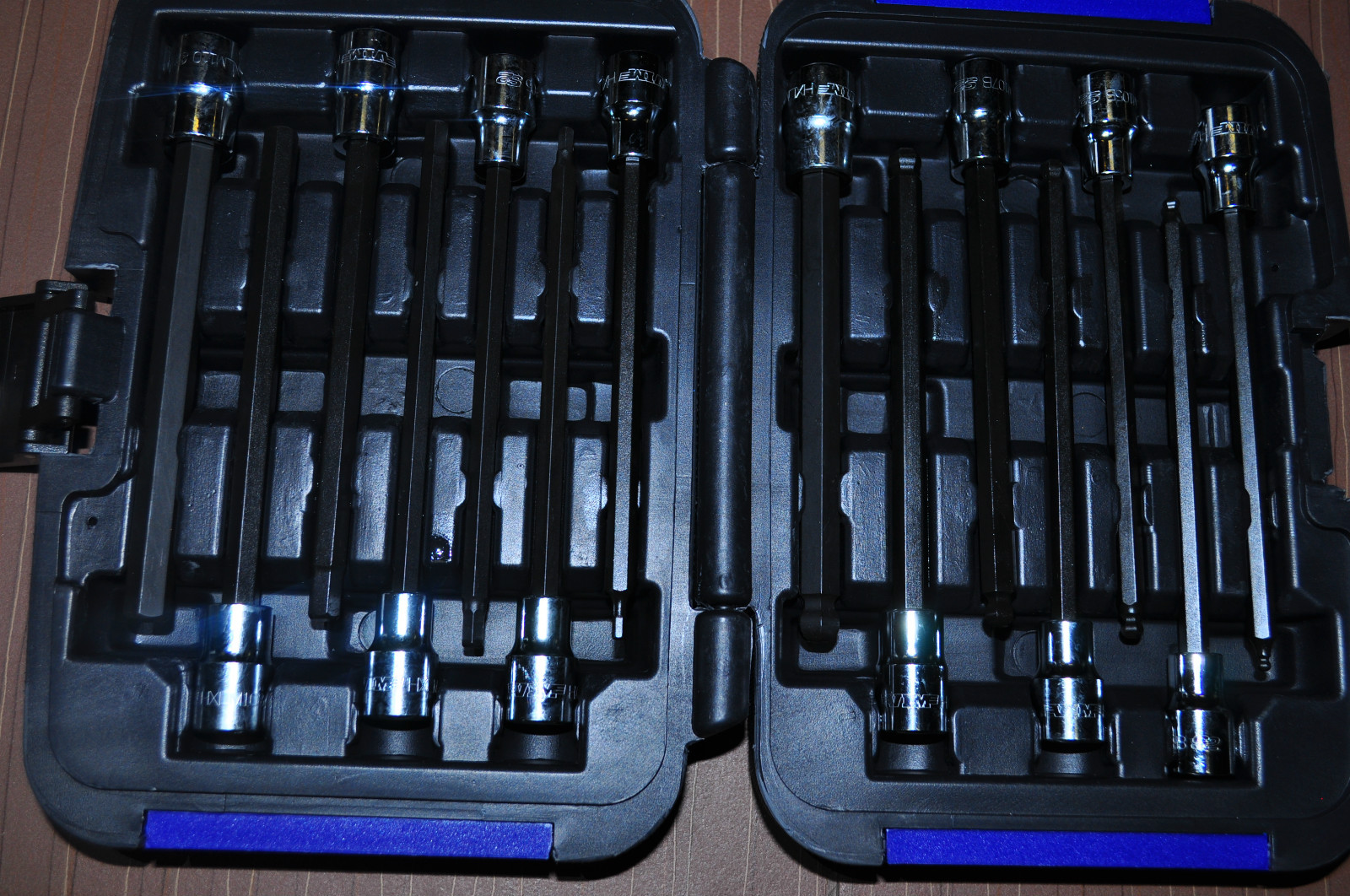 14 Piece Extra Long Metric Hex and Ball Hex Driver Set  VIM HXLM100 3 to 10 MM