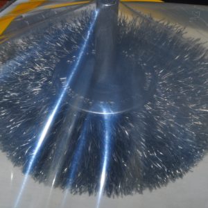 3" IN  WIRE WHEEL BRUSH MANDREL MOUNTED 1/4  BRUSH RESEARCH BMC30D12 MADE IN USA