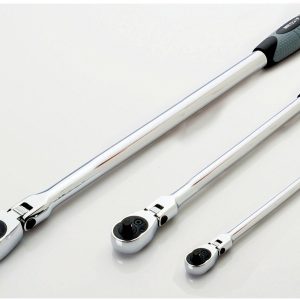 3 Piece Ratchet Set Flex Head Comfort Grip Extra-Long EZ RED EZRED MR482XLF