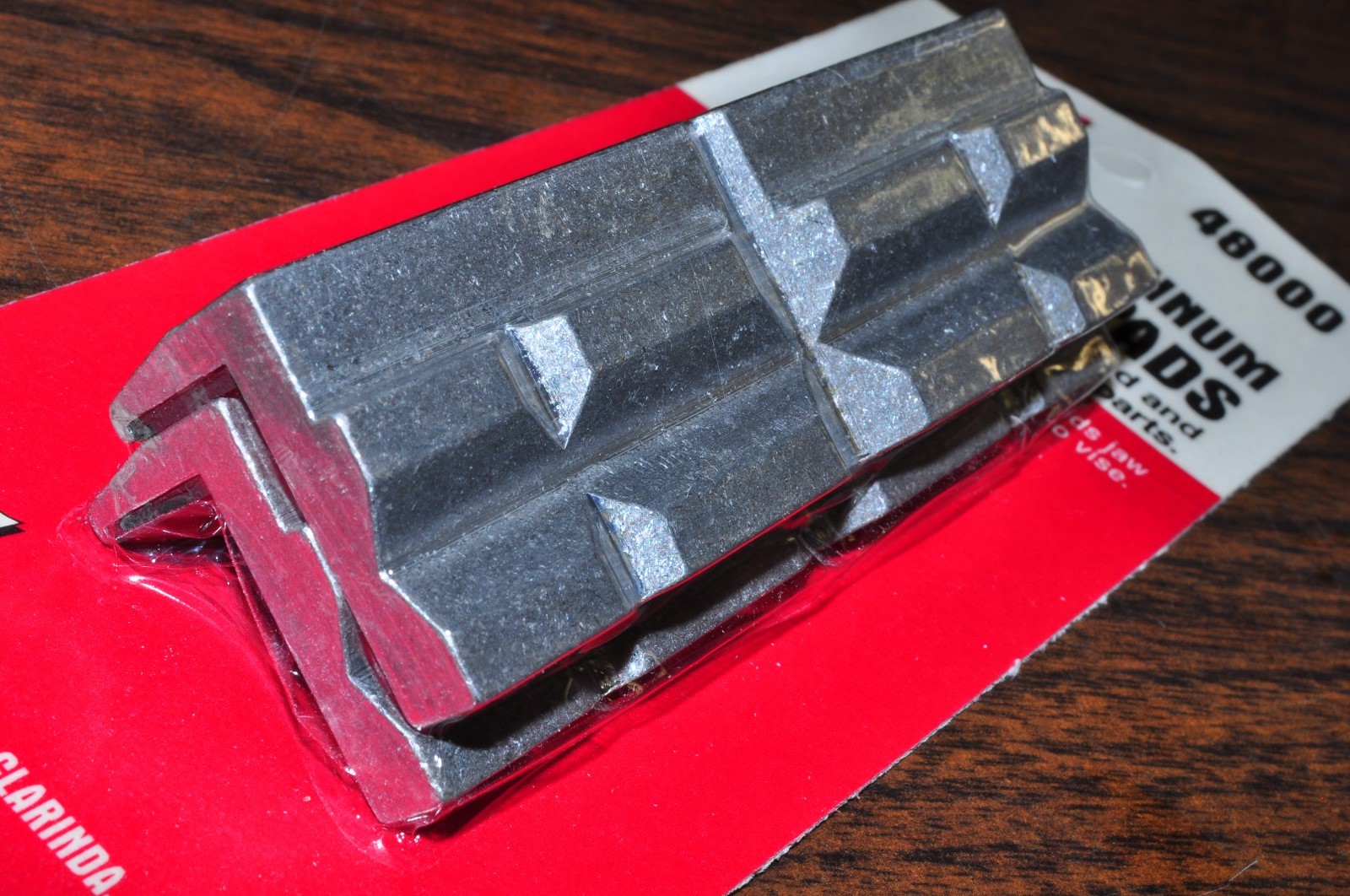 4" Aluminum Vise Jaw Pads Pair made in USA Lisle 48000 Made in USA