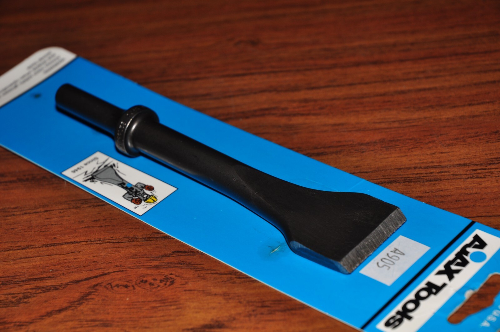 AJAX TOOL A 905 WIDE CHISEL SCRAPER 1-5/16 in Blade Width .401 Turn Type Shank