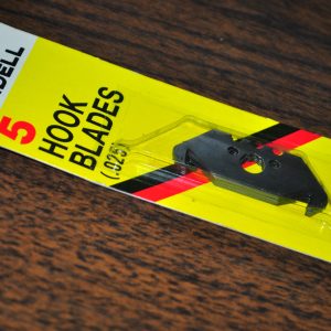 Ardell 5 Hook Blades, Roof Utility Knife , Cutter , Made in USA #02-1003