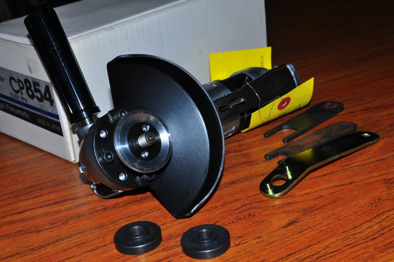Chicago Pneumatic CP854 HEAVY DUTY 4 INCGES ANGLE GRINDER MADE IN JAPAN