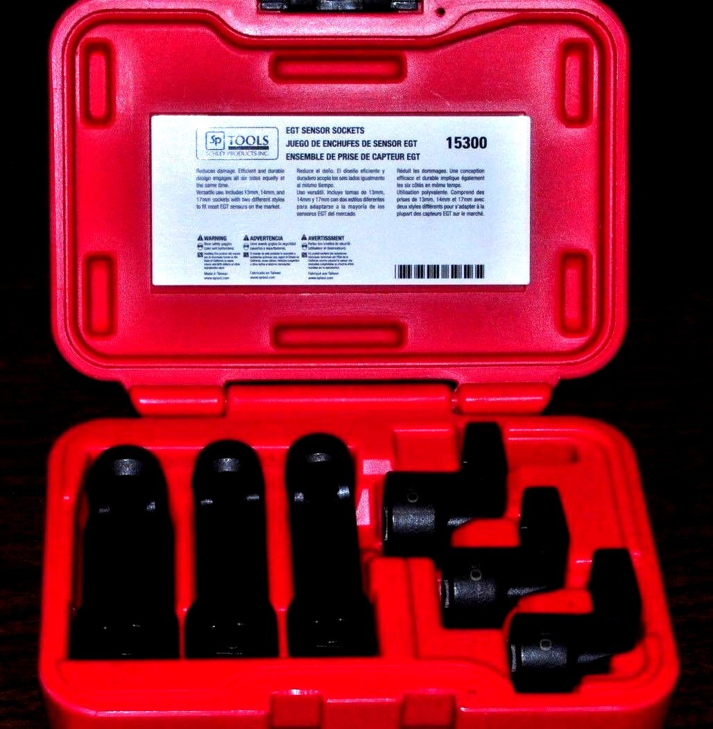 EGT Sensor Socket 6 pcs - 13.14.17 mm Two Style Schley 15300