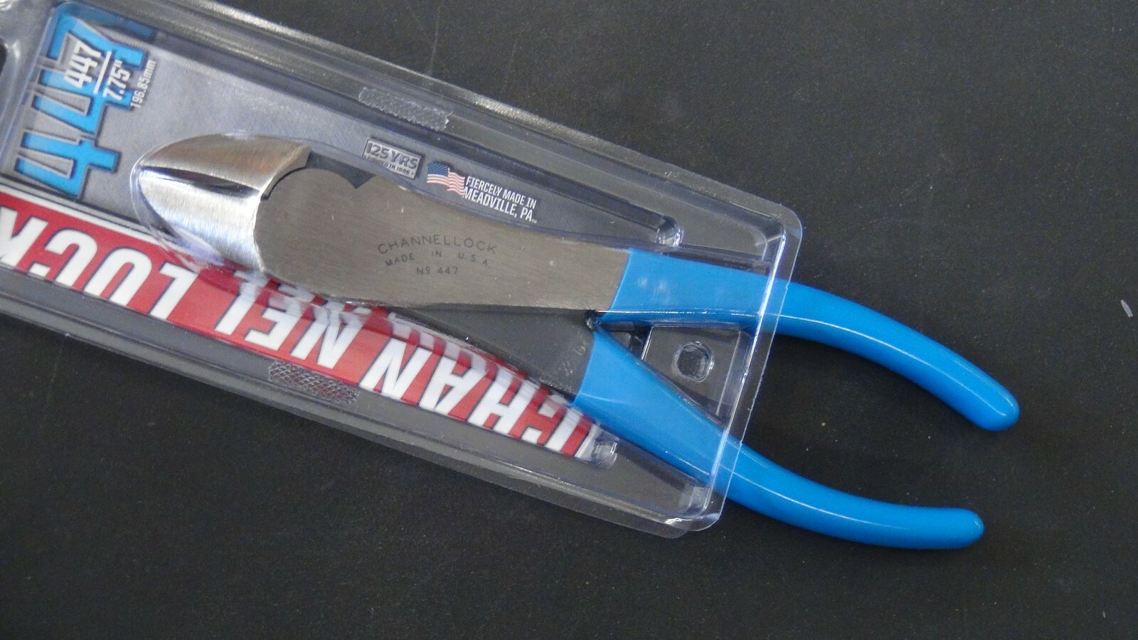 High Leverage Curved Diagonal Lap Joint Cutting Plier 7-3/4"  Channellock 447