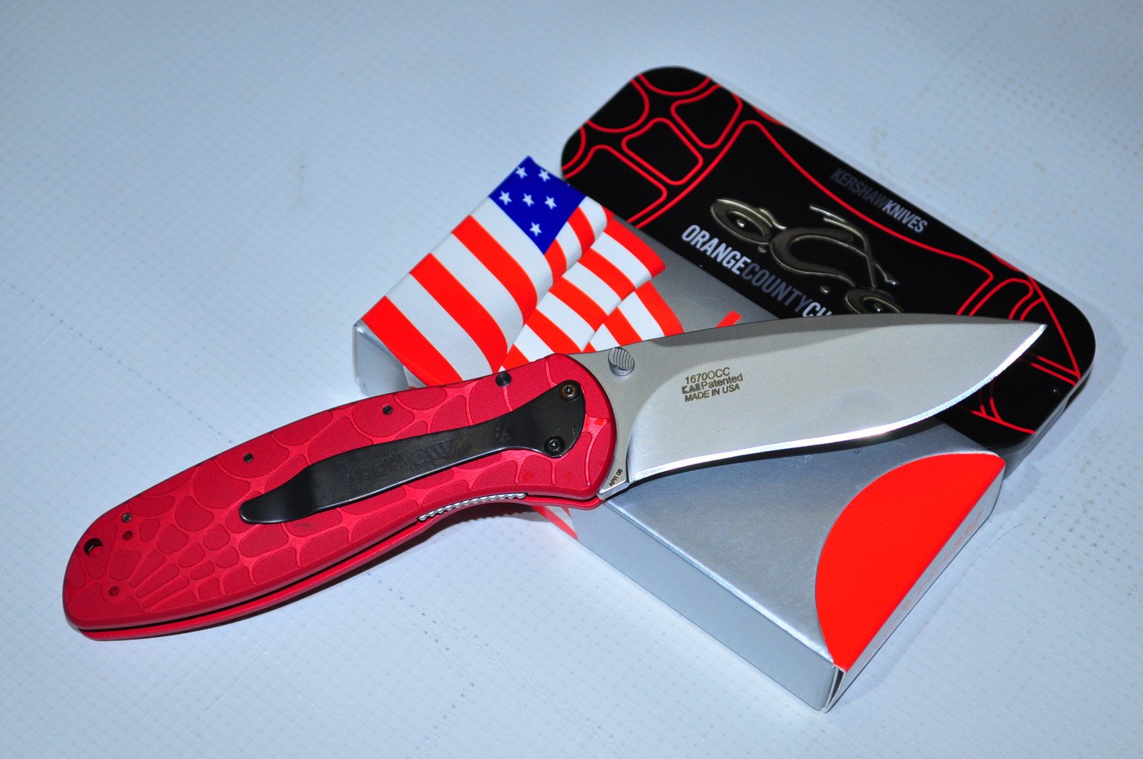 KERSHAW 1670OCC BLUR ORANGE COUNTY CHOPPERS KNIFE MADE IN USA RARE APIRL 06