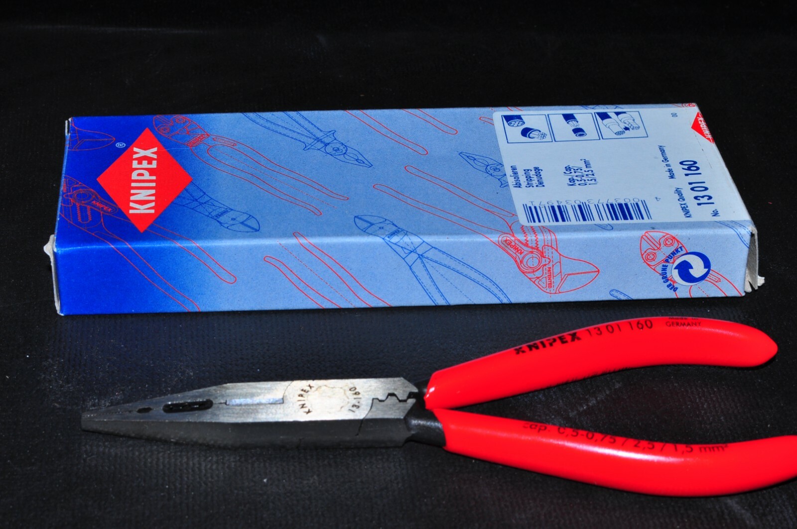 KNIPEX 13 01 160 SB Electricians' Pliers 6" 160 mm Made in Germany