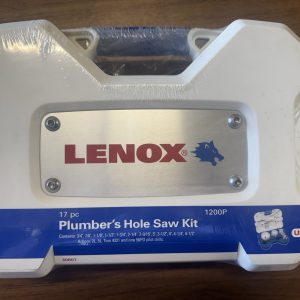 Lenox 30801 1200P Plumber's's Hole Saw Kit: 17 Pc, 3/4 to 4-1/2" Dia Bi-Metal,US