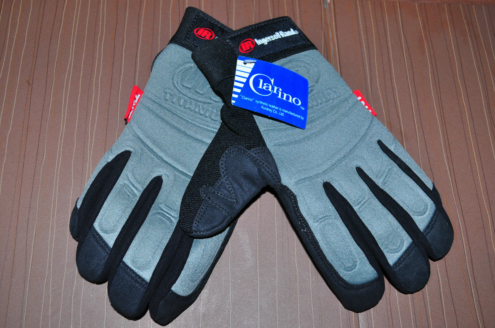 Mechanic Air Impact Reducing Pads Gloves Titanium Quality Ingersoll Rand Large 