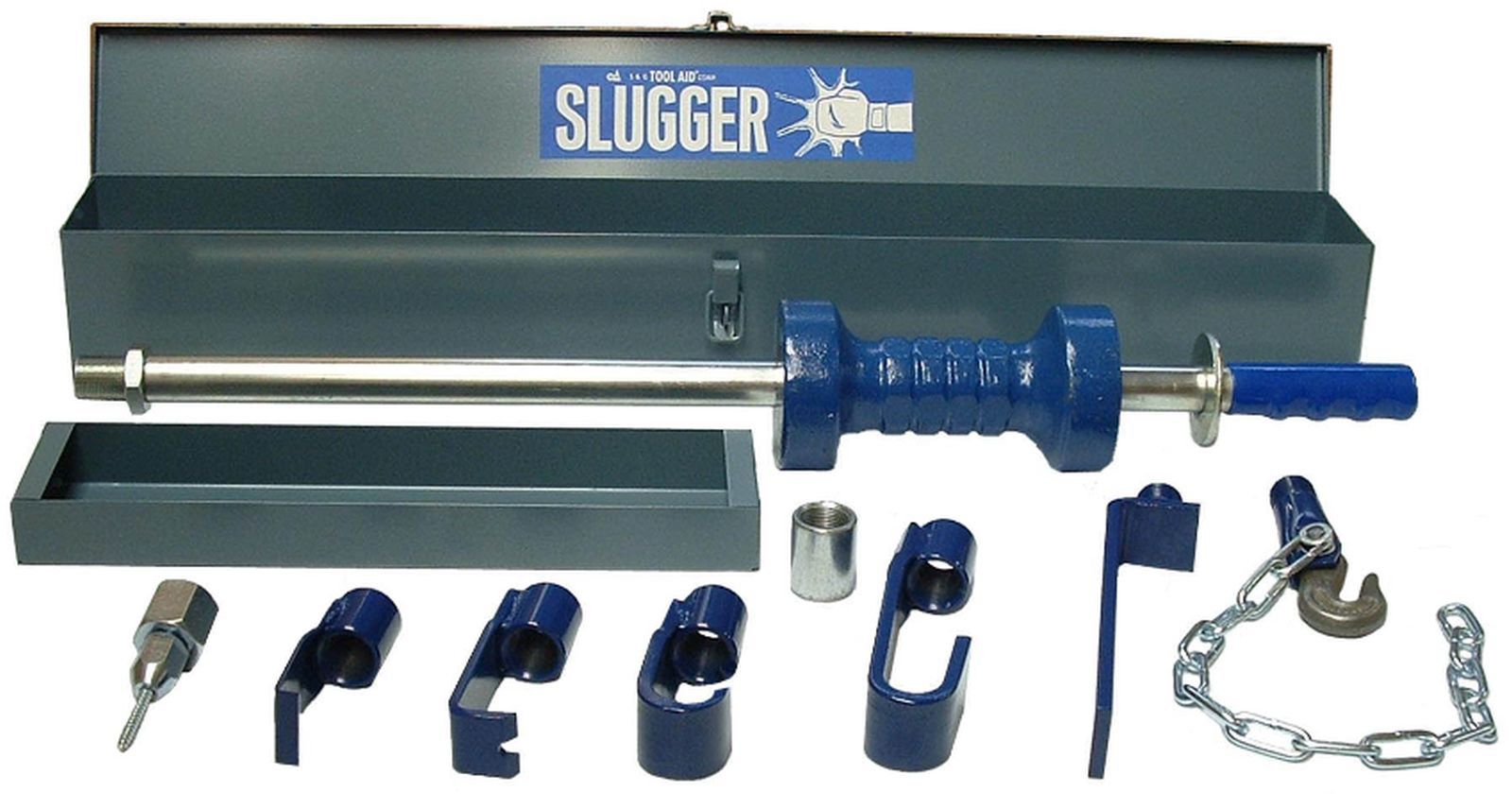 S & G Tool Aid 81100 10 Lbs Slugger Slide Hammer Kit In Metal Case