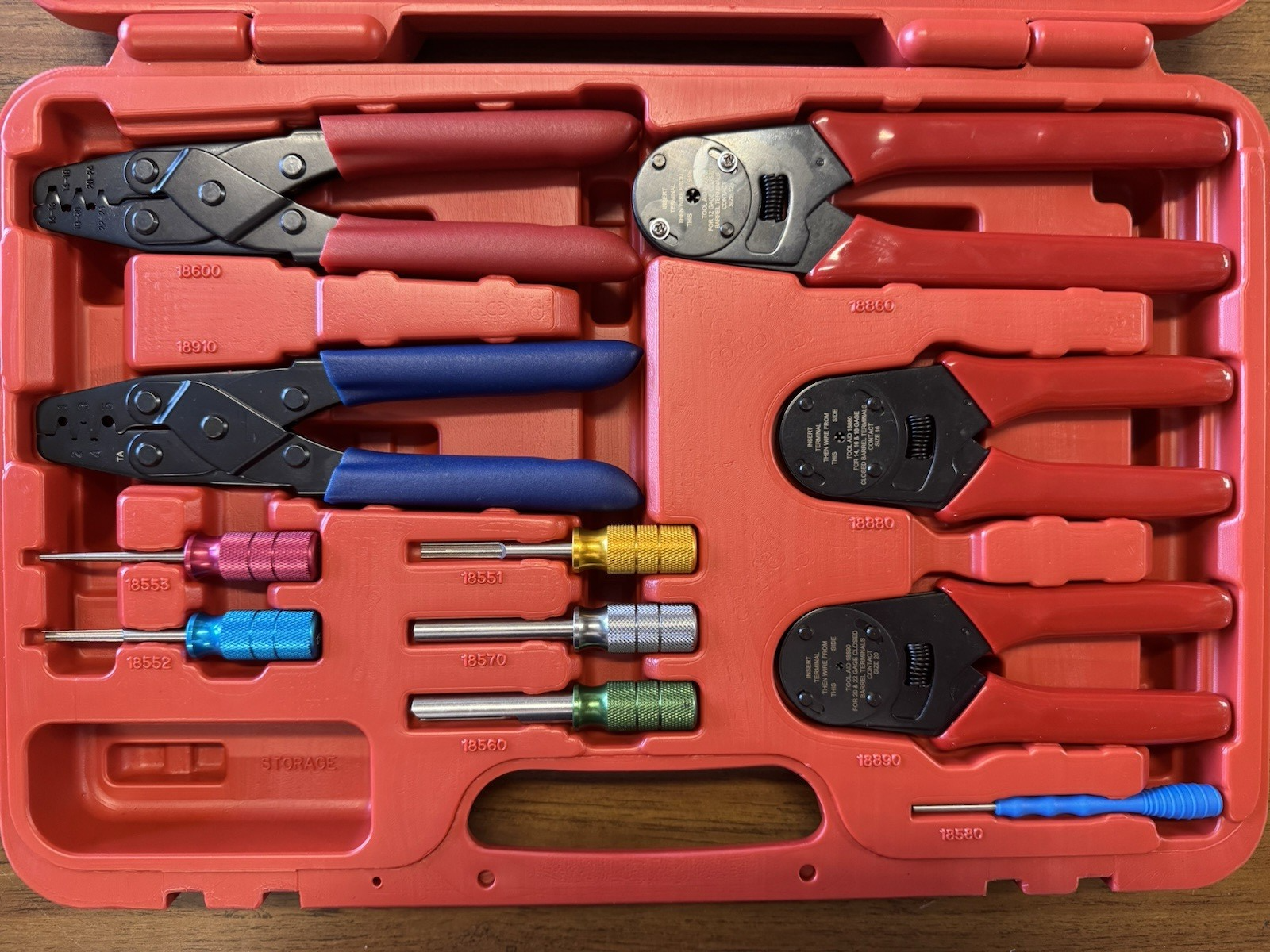 SG Tool Aid 18700 Master Terminals Service 11 piece crimper set Deutsch ,