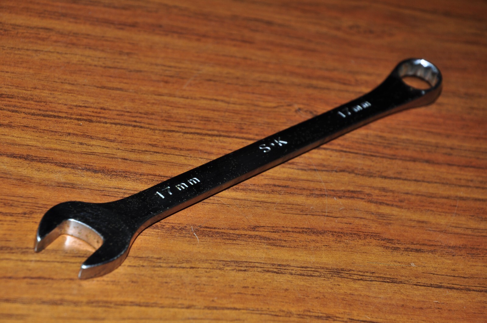 SK 88517 SuperKrome 12 Point Long Pattern Combination Wrench 17 mm Size