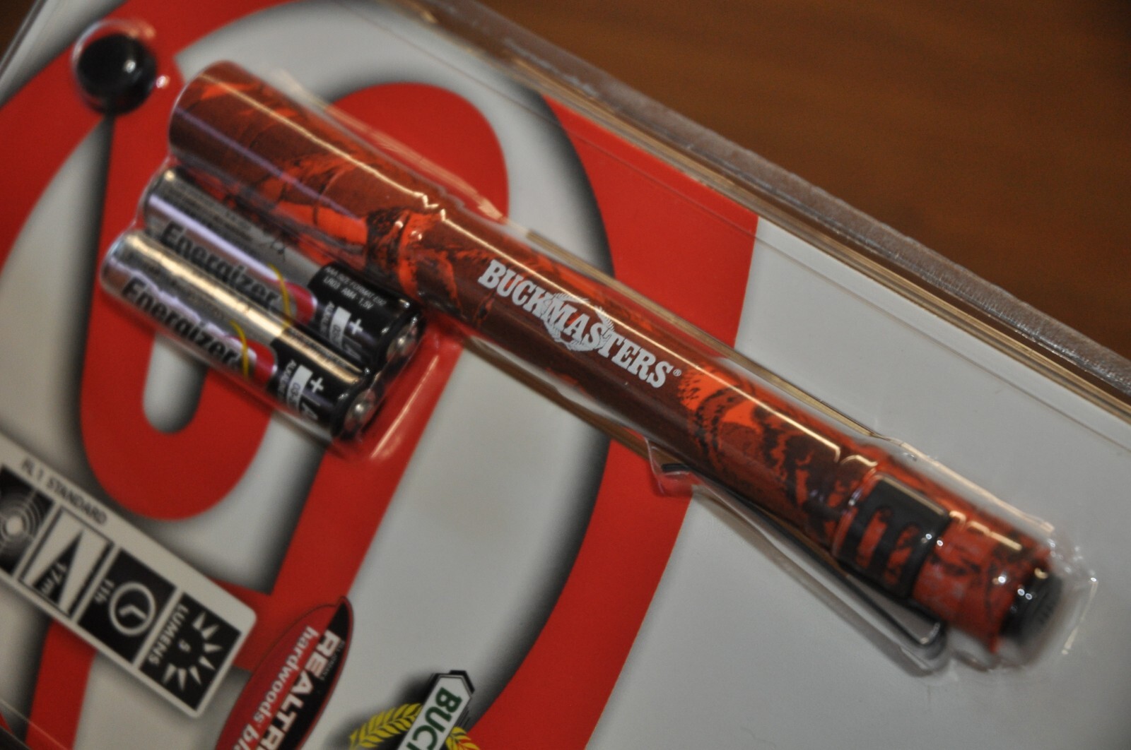 STYLUS PRO STREAMLIGHT 66125 LED NIGHT VISION GREEN LED BUCKMASTERS ORANGE CAMO