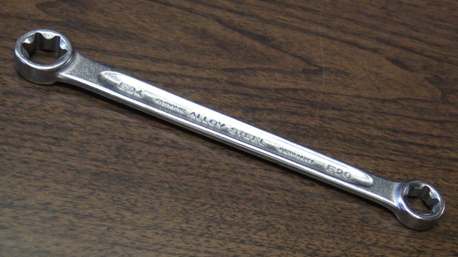 Stahlwille 21TX-E20XE24 Steel Female Torx Double Ended Ring Spanners, E20 x E24