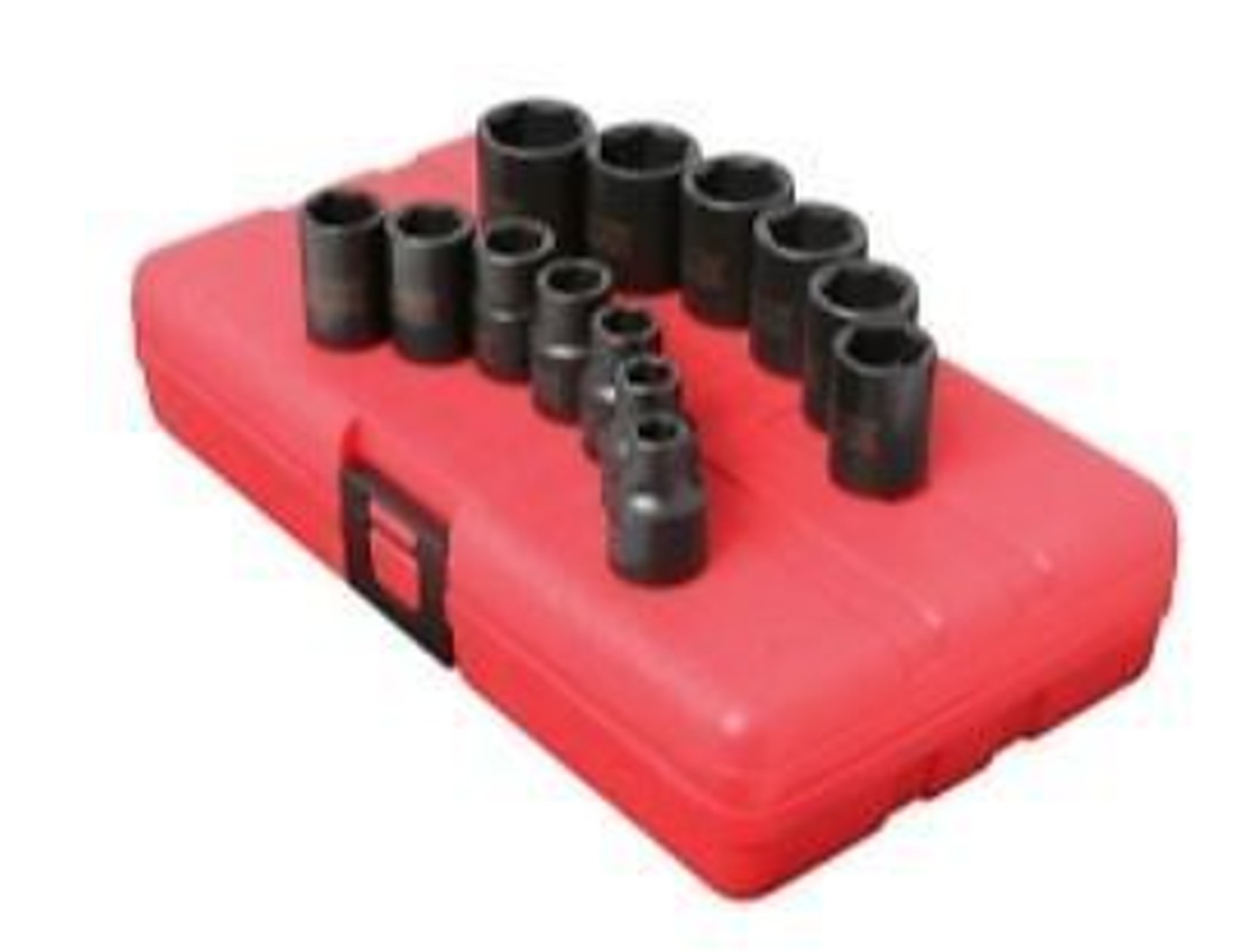 Sunex 3358 3/8" Drive 13 pcs Metric Impact Socket Set 7MM to 19MM