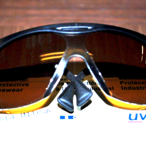 Uvex Eyewear Safety Glasses Skyper S1901 Black Frame Espresso lens Made in USA