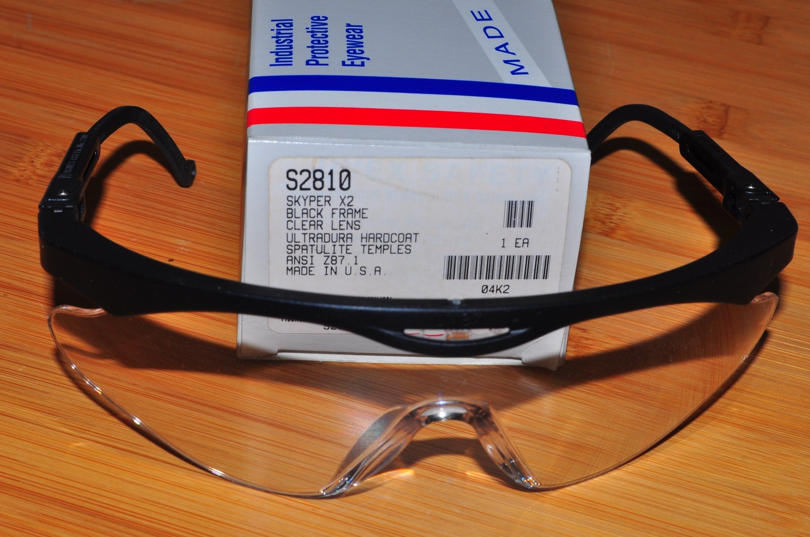 Uvex Eyewear Safety Glasses Skyper X2 S2810 Black Frame Clear  Lens USA