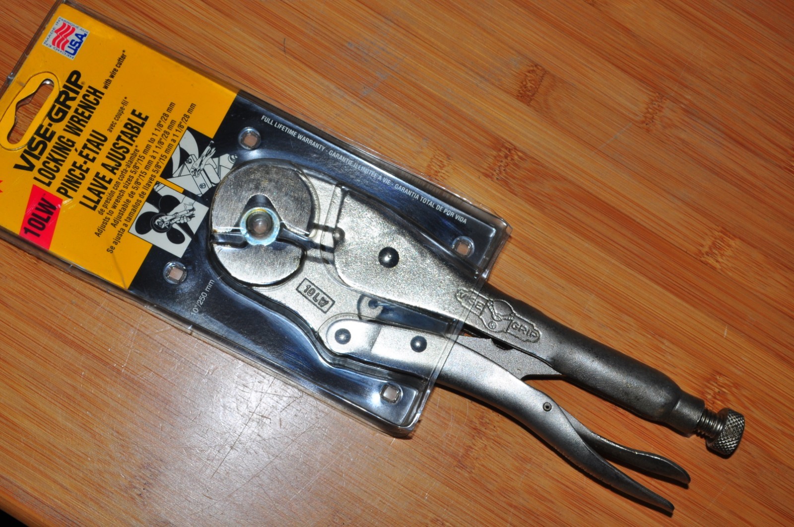 Vise Grip 10LW Locking Wrench Wire Cutter New Rare Discontinued USA