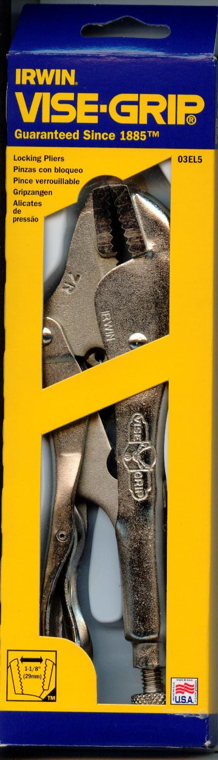 Vise-Grip 7R  7" Locking Pliers Straight Jaws  Made in USA No more in future.