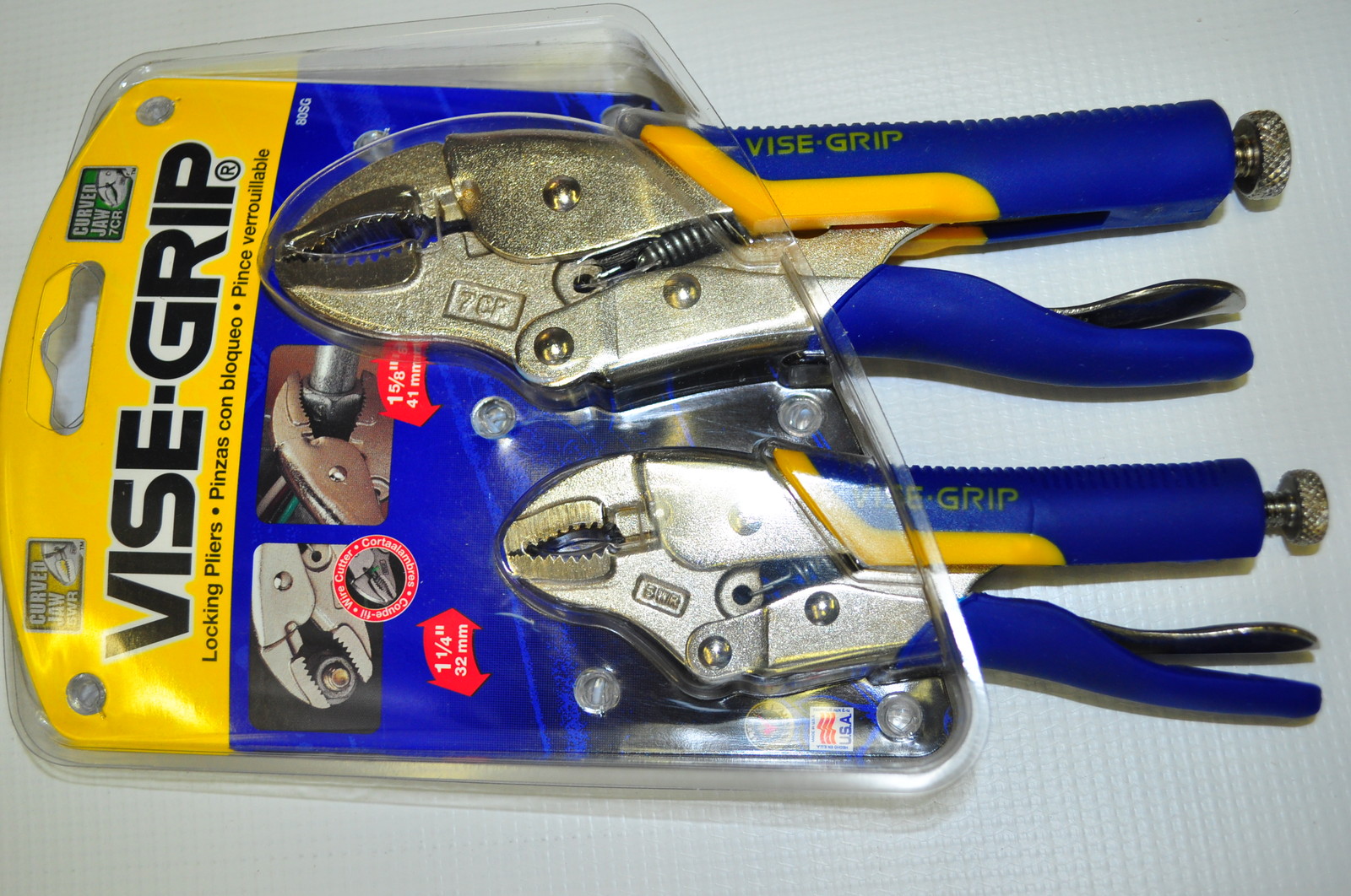 Vise-Grip The Original 7CR, 5WR  Made in USA with Non-Slip Rubberized grip