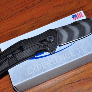 ZERO TOLERANCE KNIFE 0308BLKTS KVT G10 BLK/20CV TIGER STRIPE KERSHAW MADE IN USA