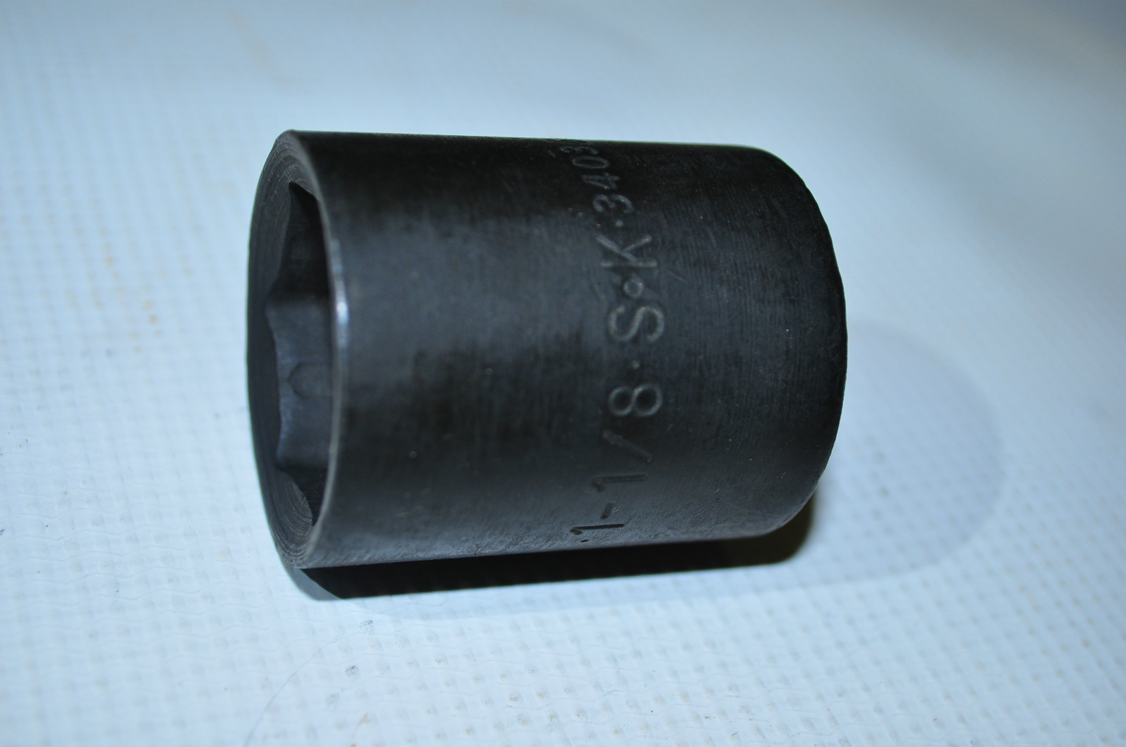 1-1/8" IMPACT SOCKET 6 POINTS 1/2" DRIVE LENGTH 1-15/16" SK 34036  MADE IN USA