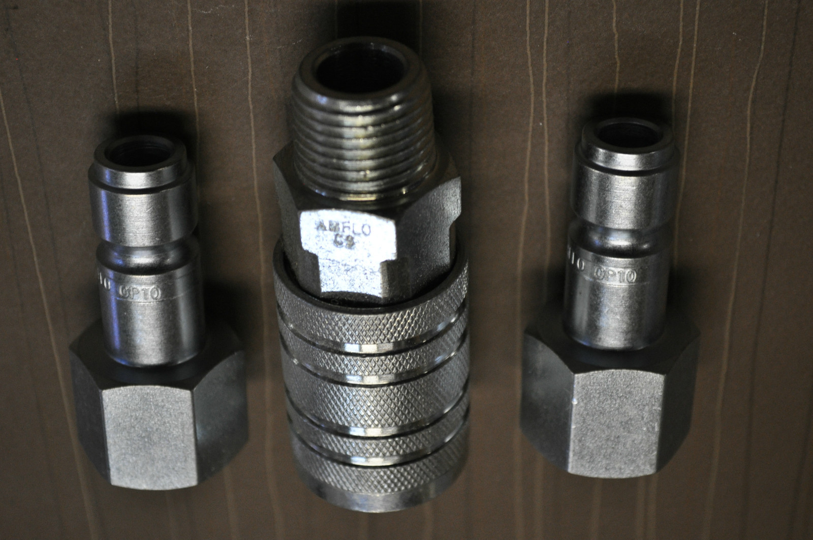 1/2" Amflo Air Quick Coupler & Plug 1/2" TF & I/M, 1/2" MNPT Typpe F,C9 and Plug