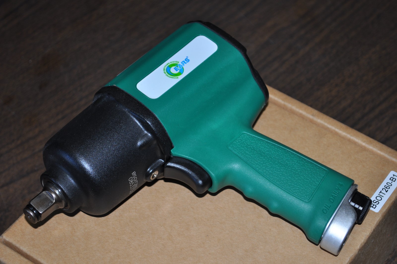1/2" Drive Green Series Twin Hammer Impact Wrench CE Proof 510fb Car Tool Vacula