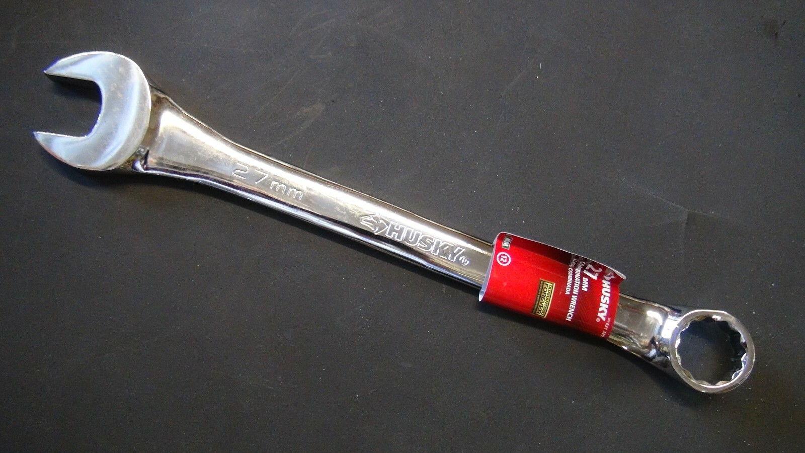 27 mm 12-Point Metric Full Polish Combination Wrench 14" Long H 621320
