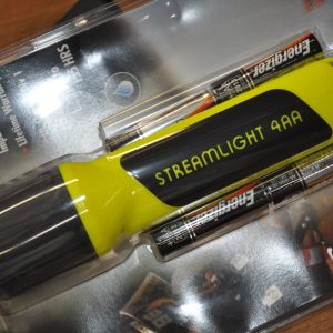 4AA LED ProPolymer® Flashlight w/White LEDs w/out Alkaline Batteries in Box Yell