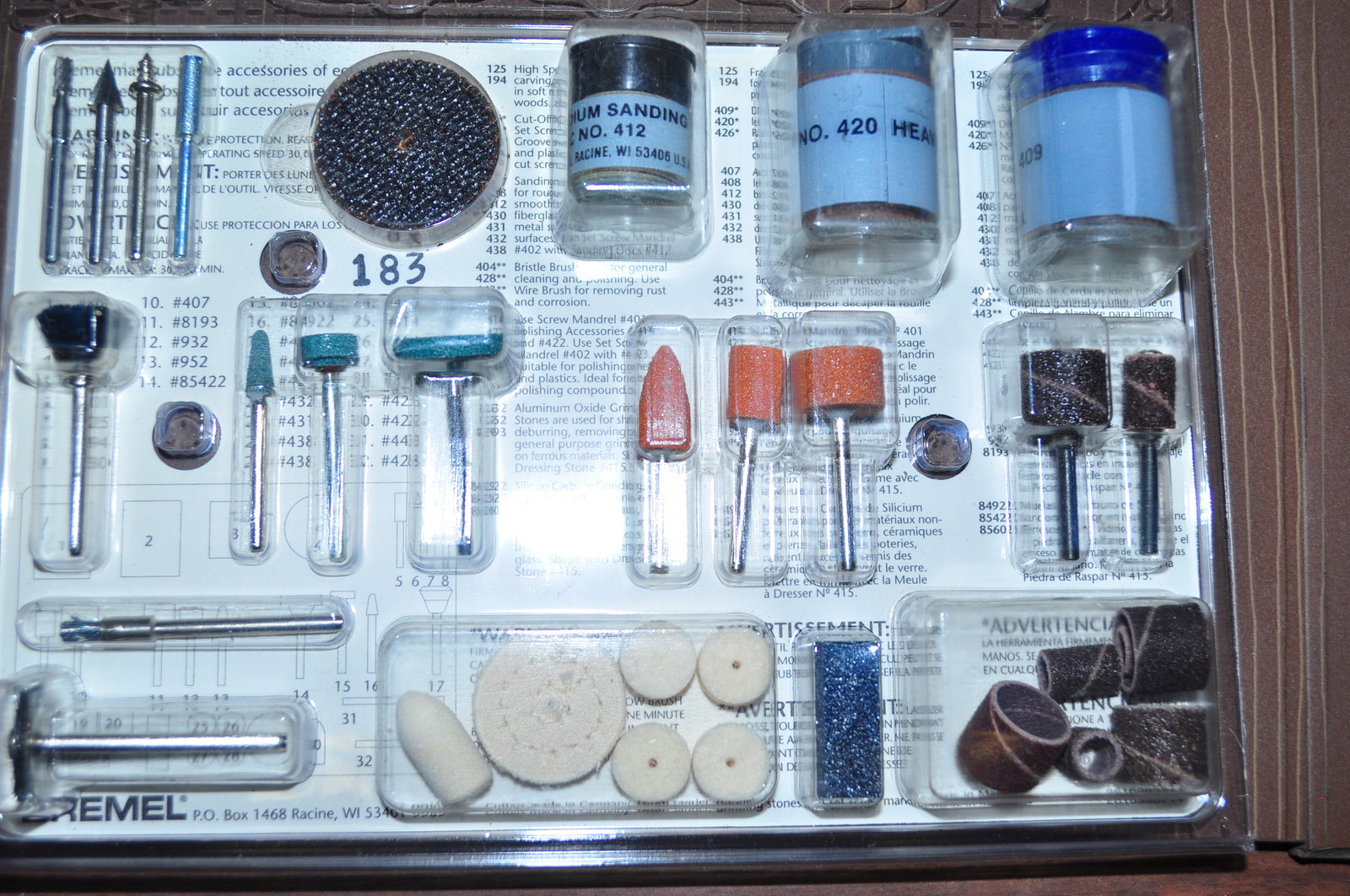 Dremel 695 General Purpose Accessory set 125 pcs old stock,Germany made Cutter