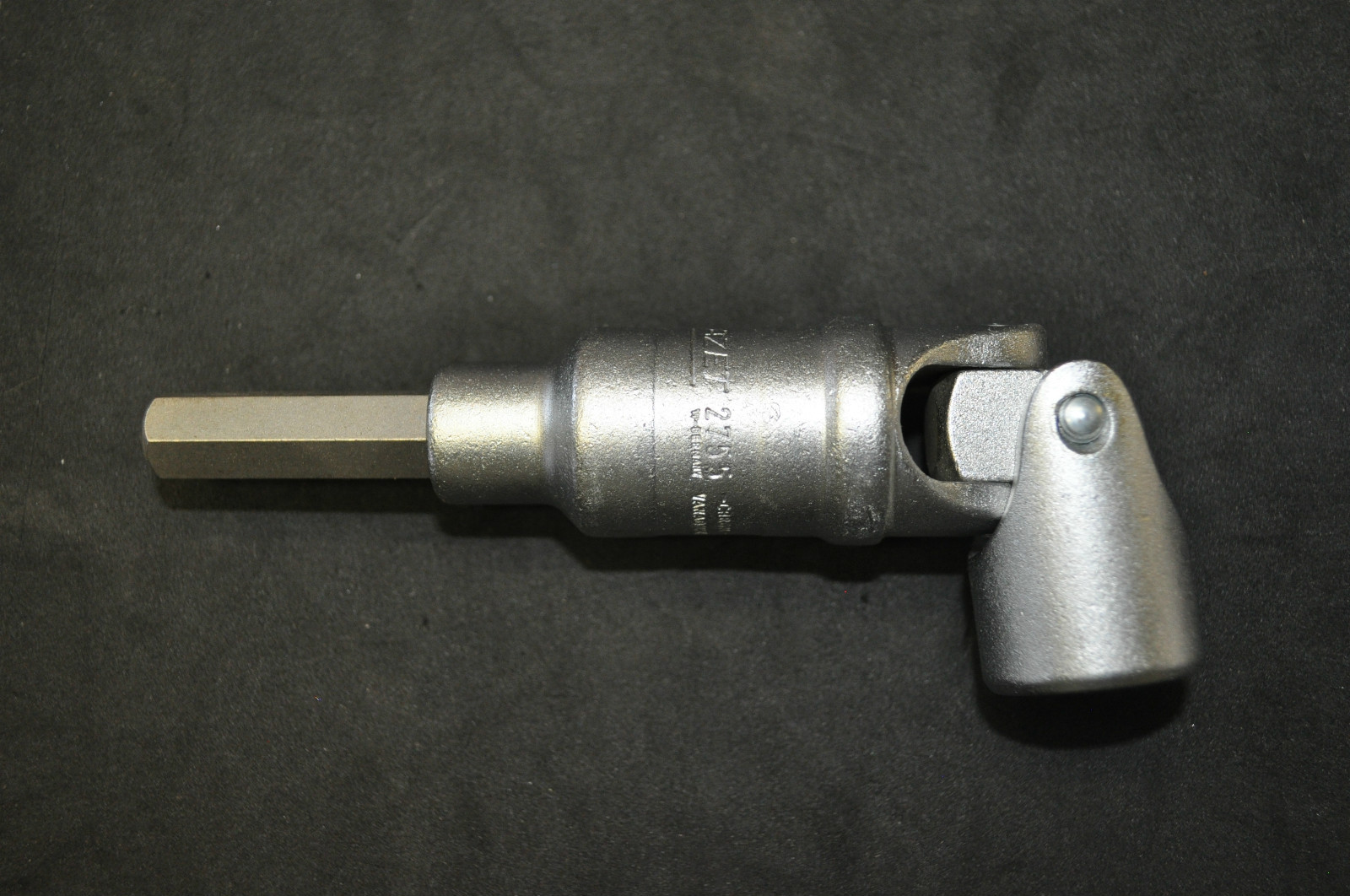 HAZET 2755 10 MM ALLEN SOCKET WITH UNIVERSAL JOINT MADE IN GERMANY