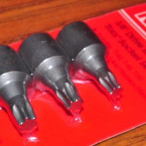 KD 3406 3 PCS TORX BRAKE CALIPER SOCKET T-40,45,50 3/8"DR MADE IN USA