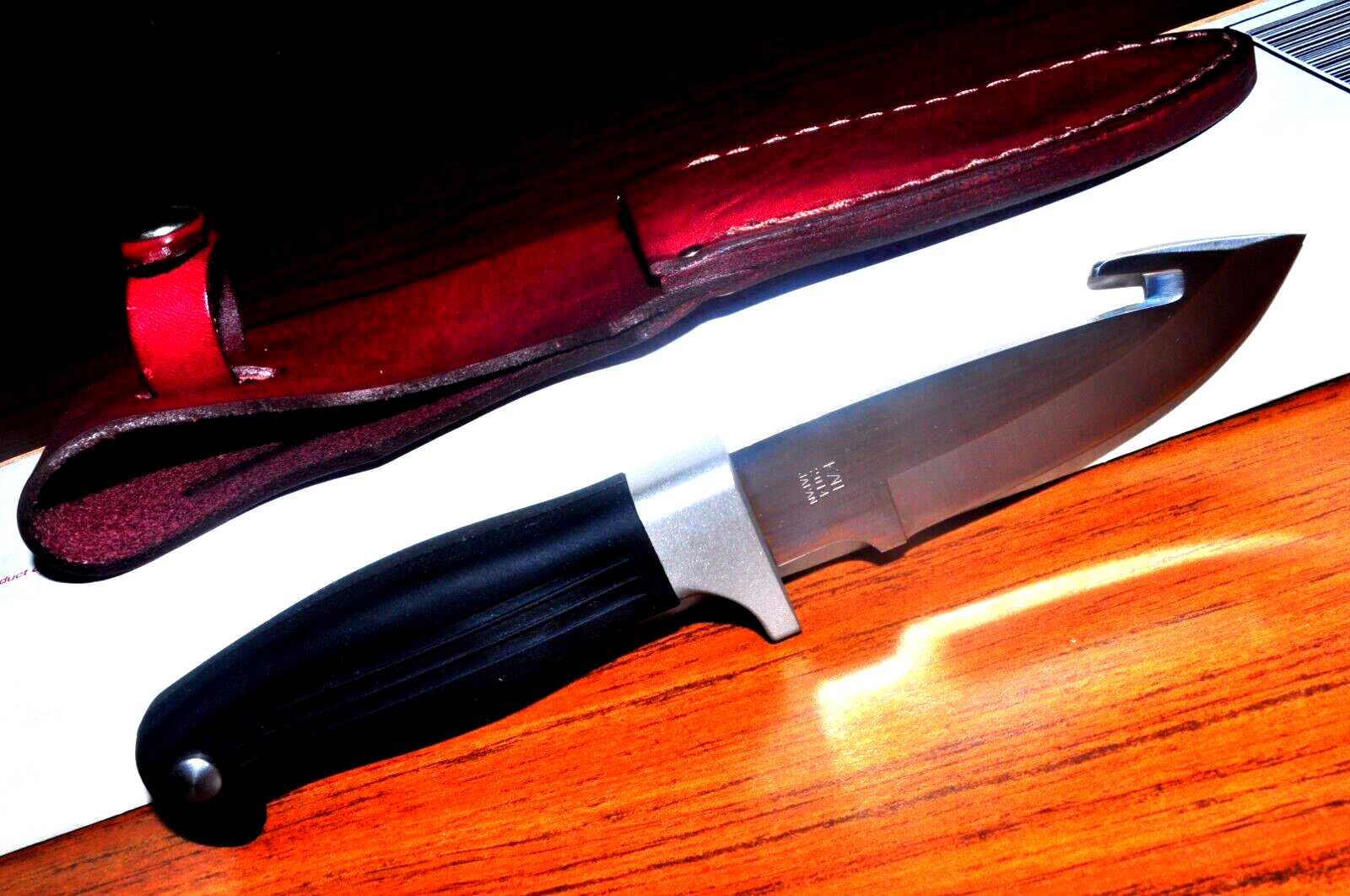 KERSHAW KAI 2014 HUNTING KNIFE WITH GUT HOOK Fixed Skinner Hunting Knife JAPAN