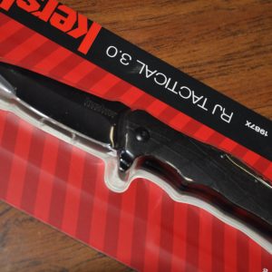 Kershaw 1987 RJ Tactical Assisted 3" Black-Oxide Plain Blade, GFN Handles, RJ Ma