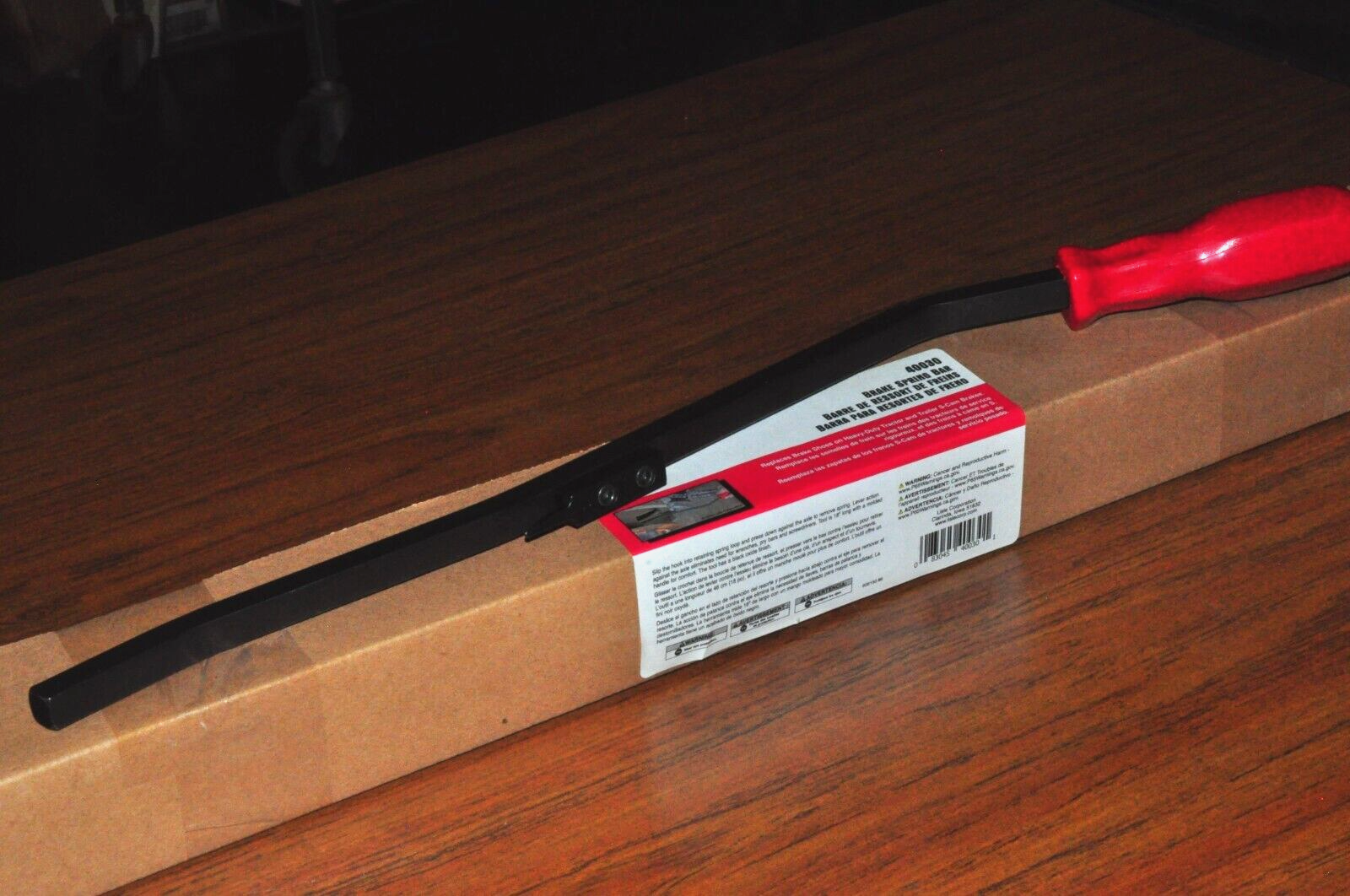 Lisle 40030 Heavy-Duty Tractor and Trailer S-Cam Brakes Spring Bar