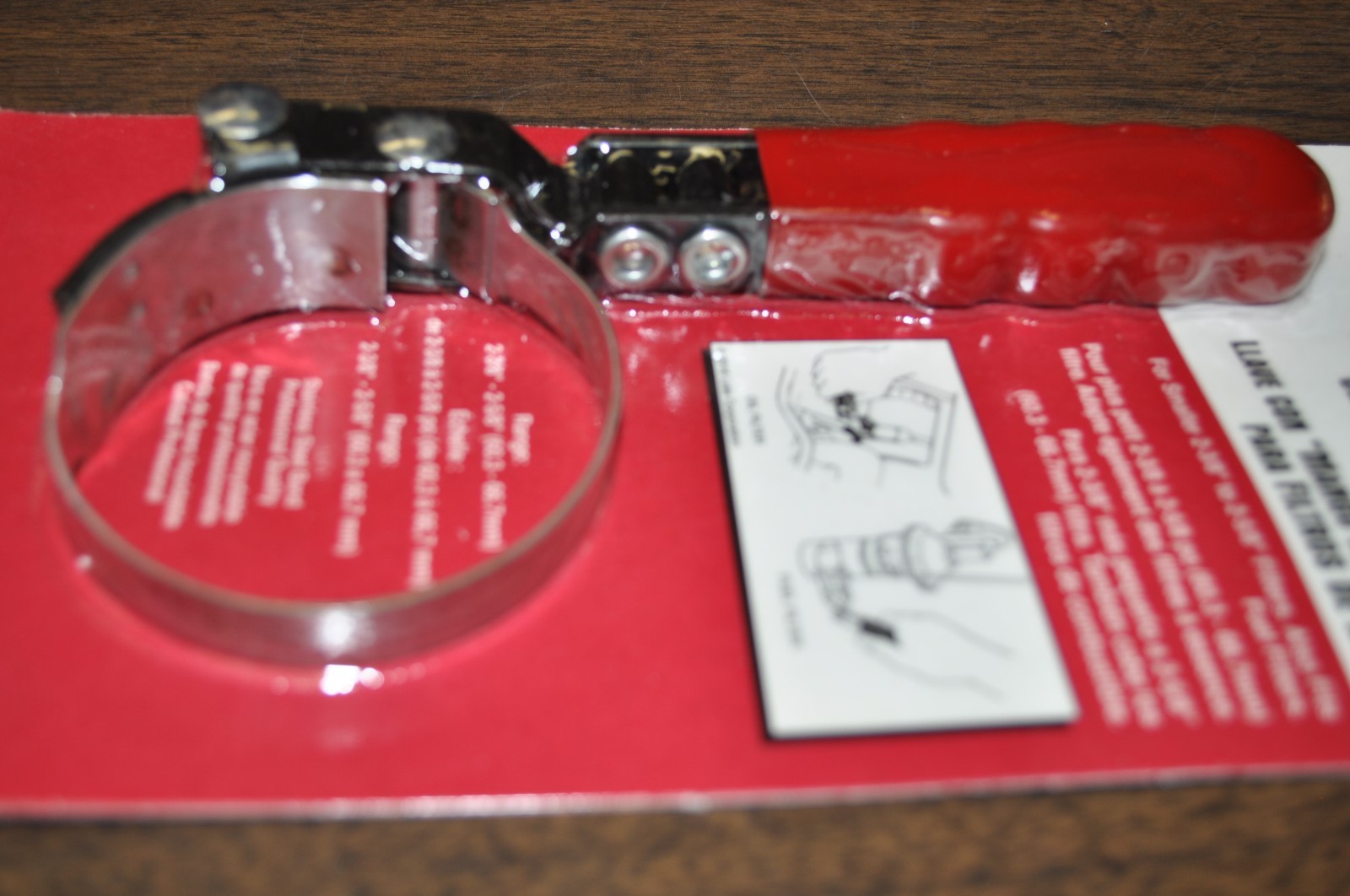 Lisle 54400 "Swivel Grip" Oil / Fuel Filter Wrench 2 3/8" to 2 5/8"Made in USA
