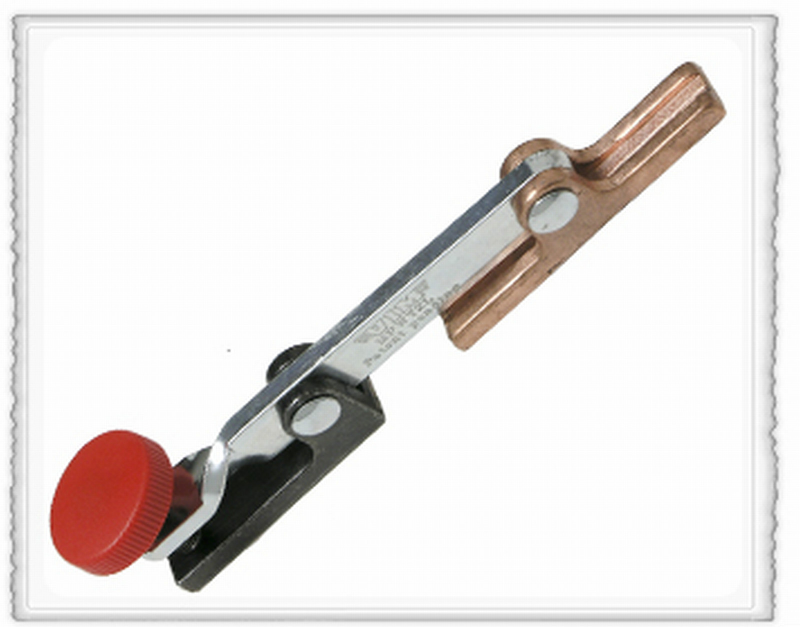 MAGNETIC PLUG WELD TOOL W/ 2.5"Long Copper Pad, Parallel  to mag base VIM MPWT2L