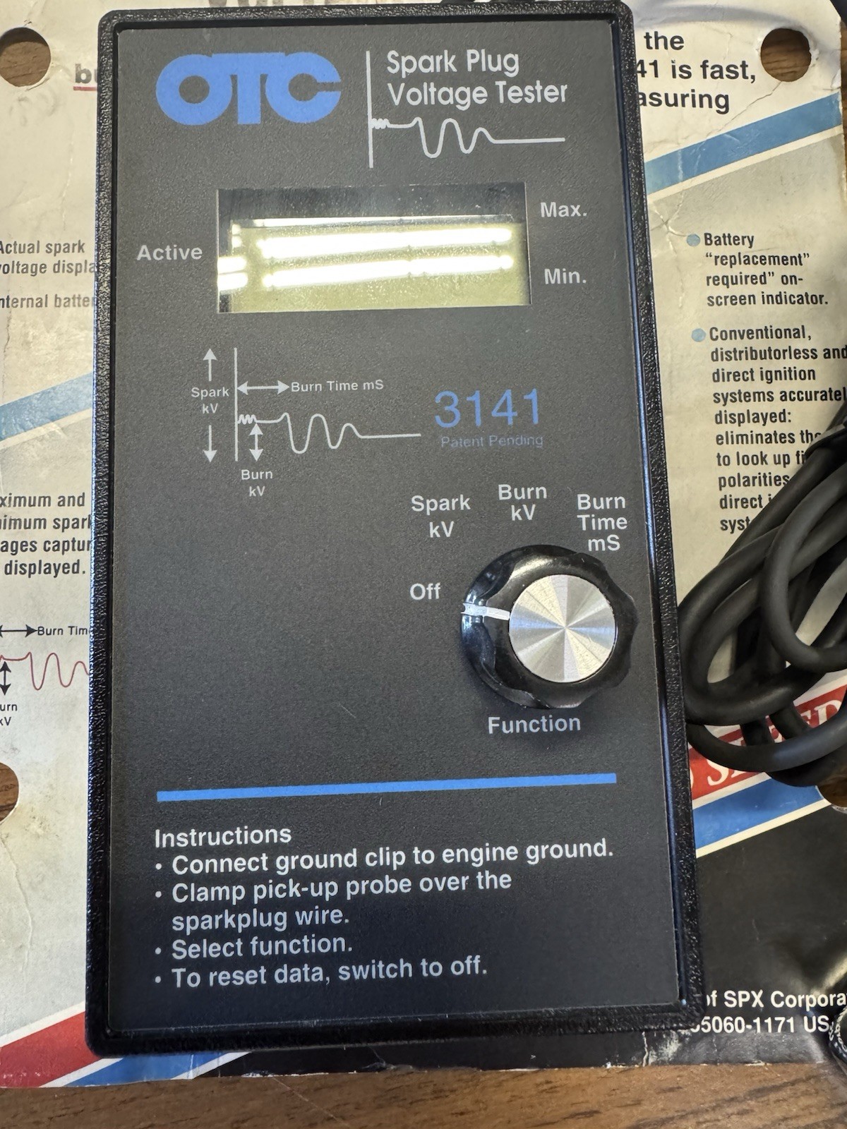 OTC 3141 Spark Plug Voltage Tester made in USA