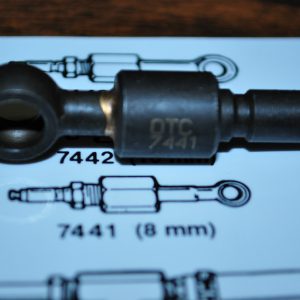 OTC 7441 8 mm Fuel Injector Adapter for Toyota, Mercedez, BMW  Made in USA