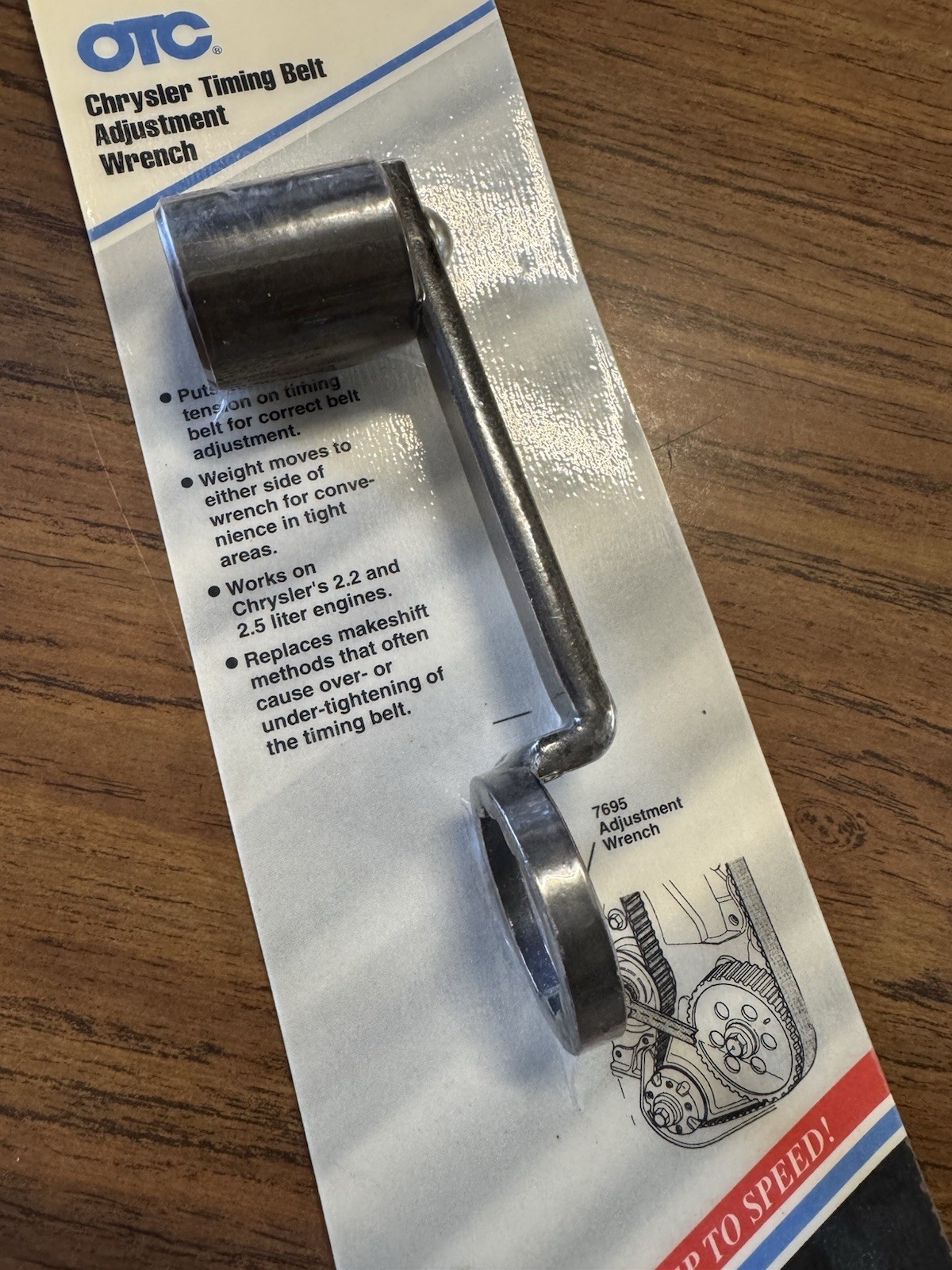 OTC 7695 Chrysler Timing Belt Adjustment Wrench- Same as Miller C-4703 Made USA
