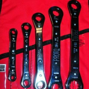PROTO® 5 PIECE J1190A RATCHETING BOX WRENCH SET - 12 POINT 1/4" to 7/8" Made in