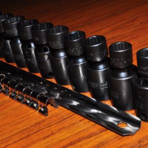PROTO J72137M 3/8"DR 10PCS UNIVERSAL IMPACT SOCKET METRIC 10-19 MM- 12 POINTS