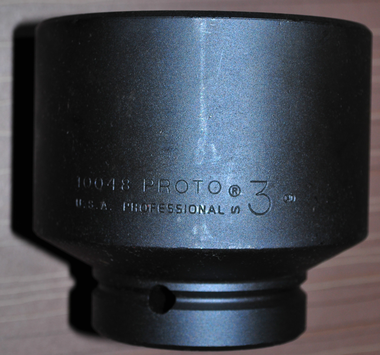 Proto® 1" Drive Impact Socket Size: 3 "IN Hex - 6 Point Made in USA Proto J10048