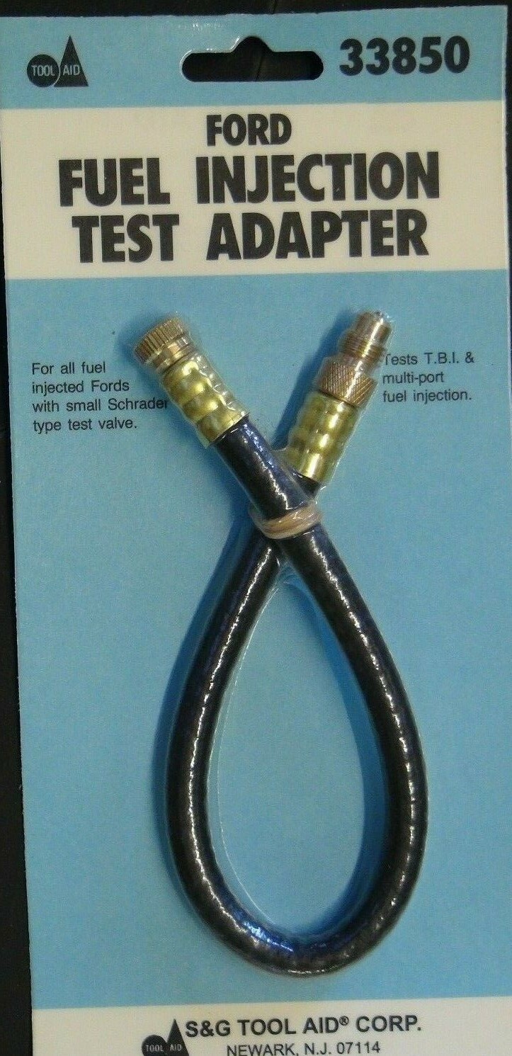 SG Tool Aid 33850 Fuel Injection Test Adapter -Ford Multi-Port and Throttl body