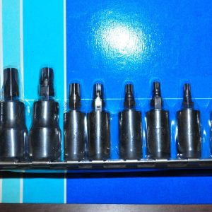 TORX IMPACT TAMPER RESISTANT BIT & HOLDER SET T10 TO T55 10 PCS VIM VT6000 USA