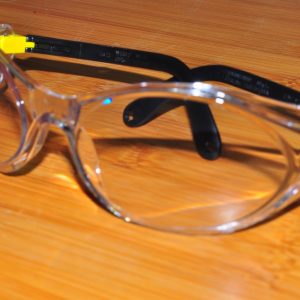 Uvex Eyewear Safety Glasses Bandido S1720 Yellow/ Black Frame Clear lens
